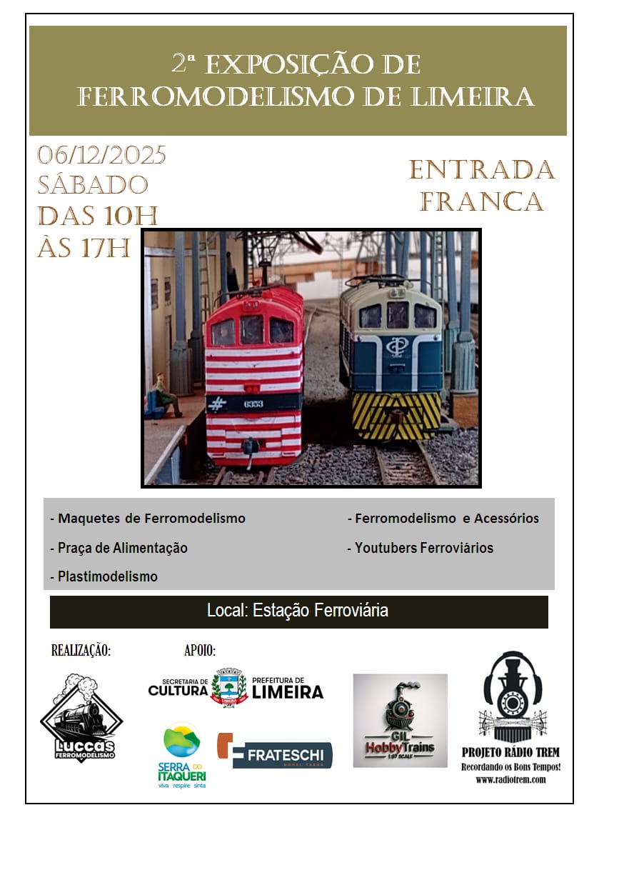 2º EXPOSIÇÃO DE FERROMODELISMO DE LIMEIRA - SP