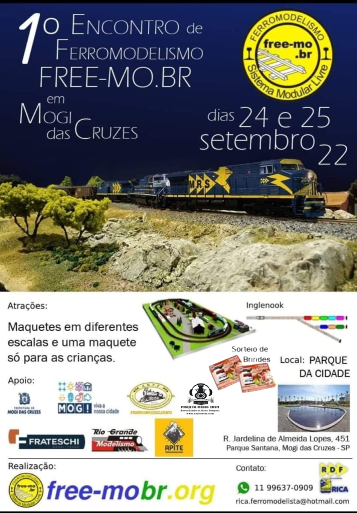 1º ENCONTRO DE FERROMODELISMO FREE-MO.BR EM MOGI DAS CRUZES